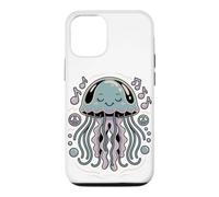 No Brain Just Vibes Jellyfish Sea Creature Meme Coque pour iPhone 12/12 Pro