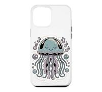 No Brain Just Vibes Jellyfish Sea Creature Meme Coque pour iPhone 12 Pro Max