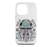 No Brain Just Vibes Jellyfish Sea Creature Meme Coque pour iPhone 13 Pro