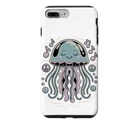 No Brain Just Vibes Jellyfish Sea Creature Meme Coque pour iPhone 7 Plus/8 Plus