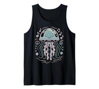 No Brain Just Vibes Jellyfish Sea Creature Meme Débardeur