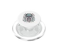 No Brain Just Vibes Jellyfish Sea Creature Meme PopSockets PopGrip pour MagSafe