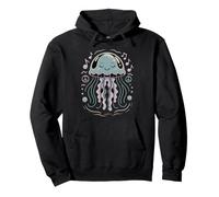 No Brain Just Vibes Jellyfish Sea Creature Meme Sweat à Capuche
