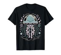 No Brain Just Vibes Jellyfish Sea Creature Meme T-Shirt