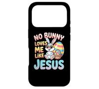 No Bunny Loves Me Like Jesus Easter Christian Boys Kids Men Coque pour iPhone 17 Pro