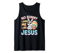 No Bunny Loves Me Like Jesus Easter Christian Boys Kids Men Débardeur
