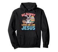 No Bunny Loves Me Like Jesus Easter Christian Boys Kids Men Sweat à Capuche