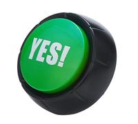 No Button with Sound - Record Sound Box Answer | Time Sound Button Recording | Buzzers for Game Show,Funny Buttons, Talking Buttons for Communication, Louder and Clearer Joy Buzzer for College Dorms