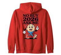 No Buy 2026 Ask Me Humour Spend Challenge Sweat à Capuche
