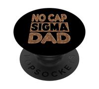 NO Cap Sigma Dad - Alpha Mindset Père Design PopSockets PopGrip Adhésif