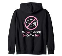 No Cap This Will Be on The Test Teacher Classroom Humour Sweat à Capuche