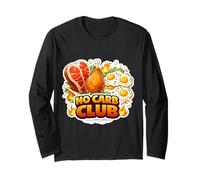 No Carb Club Carnivore Citation de Nutrition cétogène Manche Longue