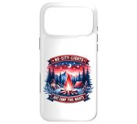No City Lights Just Camp Fire Nights Randonnée Nature Coque pour iPhone 17 Pro Max