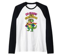 No Closet in The Cretacé Rainbow Caped T-Rex Manche Raglan
