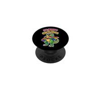 No Closet in The Cretacé Rainbow Caped T-Rex PopSockets PopGrip Adhésif