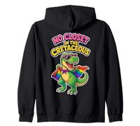 No Closet in The Cretacé Rainbow Caped T-Rex Sweat à Capuche
