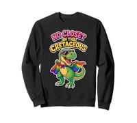 No Closet in The Cretacé Rainbow Caped T-Rex Sweatshirt