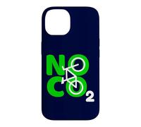 No CO2 Ecology Think Green Eco Biker Save The Planet Coque pour iPhone 14