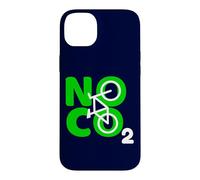 No CO2 Ecology Think Green Eco Biker Save The Planet Coque pour iPhone 14 Plus