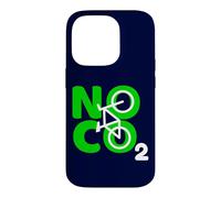 No CO2 Ecology Think Green Eco Biker Save The Planet Coque pour iPhone 14 Pro