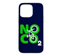 No CO2 Ecology Think Green Eco Biker Save The Planet Coque pour iPhone 15 Pro Max