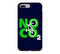 No CO2 Ecology Think Green Eco Biker Save The Planet Coque pour iPhone 7 Plus/8 Plus