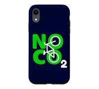 No CO2 Ecology Think Green Eco Biker Save The Planet Coque pour iPhone XR