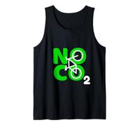 No CO2 Ecology Think Green Eco Biker Save The Planet Débardeur