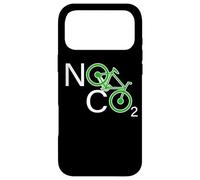 No CO2 Faire du Vélo Contre Le Changement Climatique Énergie Coque pour iPhone 17 Pro Max