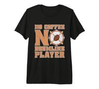 No Coffee No Drummer Percussion Coffee Lover Drumline Player T-Shirt Haut de Gamme