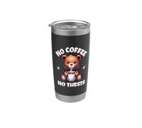 No Coffee No Thesis | Drôle de doctorant | Thèse drôle Gobelet isotherme en acier inoxydable double paroi