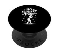 No Concert Today Figurine Humoristique Sad Stick Sarcasme Amateur de Musique PopSockets PopGrip Adhésif