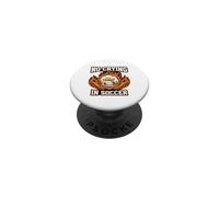 No Crying in Soccer Funny Sports Gift PopSockets PopGrip Adhésif