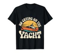 No Crying on The Yacht Luxury Boating Jokes - T-Shirt Graphique avec Valeur