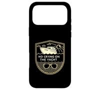 No Crying on The Yacht Style côtier rétro Coque pour iPhone 17 Pro Max
