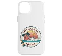 No Crying on the Yacht Sunset Champagne Scène Coque pour iPhone 14 Plus