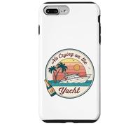 No Crying on the Yacht Sunset Champagne Scène Coque pour iPhone 7 Plus/8 Plus
