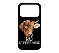 No Difference Pro Vegan One Life Bien-être Animal Végétarien Coque pour iPhone 17 Pro