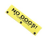 No Dogs I Like People Laisse pour chien réactive Give Me Space Housse de laisse de sauvetage pour chien (manches I Like People)