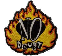 No Doubt Flame Standard Woven Patch Size One Size