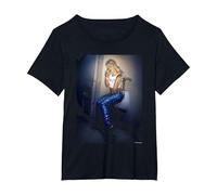No Doubt Gwen Stefani Just A Girl par Michael Grecco T-Shirt, Femme Grandes Tailles, Noir, 3X