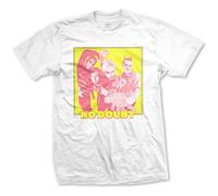 No Doubt - T-Shirt # L Unisex White # Yellow Photo [Import]