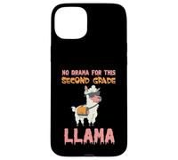 No Drama for This Second Grade Lama Funny Back to School Coque pour iPhone 15 Plus