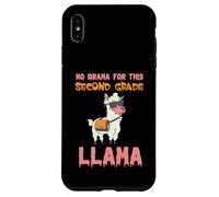 No Drama for This Second Grade Lama Funny Back to School Coque pour iPhone XS Max