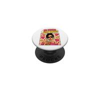 No Drama Just Coffee Lover Art Rétro Comic Book Style Art PopSockets PopGrip Adhésif