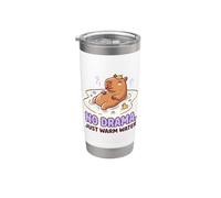 No Drama, Just Warm Water Relaxing Bath Drama Capybara Humour Gobelet isotherme en acier inoxydable double paroi