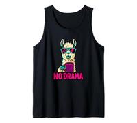No Drama Lama Coffee Funny Animal Humour Design Débardeur
