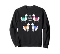 No Drama Lama coloré Boho Sweatshirt