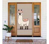 No Drama Lama Couverture de porte Décorations de porte Welcome Spring Bannière de porte saisonnière Panneau de porte de porche Fond photo Bannière à suspendre pour intérieur et extérieur 183 x 90 cm