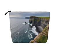 No Drama Llama Trousse à cosmétiques pour femme - Organiseur de voyage portable avec fermeture éclair, Irlande Outdoors County Clare the Cliffs, Taille unique